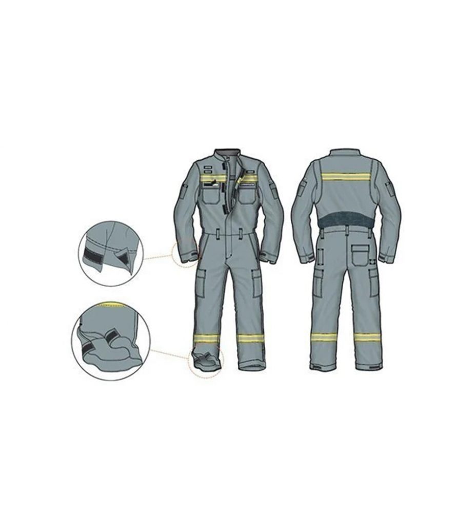 YOU 838201 Alev Almaz Antistatik Tulum – Fire Blocker 200