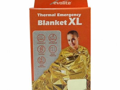 Evolite Acil Durum Termal Battaniye XL – 160×210 cm.