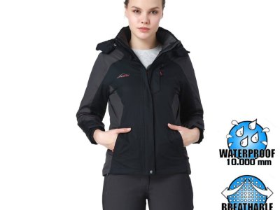 Evolite Diva Bayan 3in1 Gri/Siyah Mont