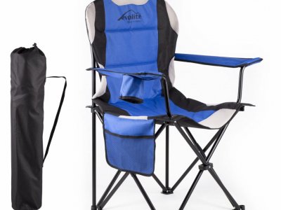 Evolite Nature Katlanabilir Kamp Sandalyesi – Mavi