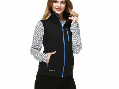 Evolite Neon Softshell Bayan Yelek – Mavi
