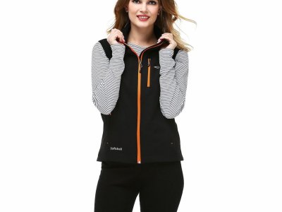 Evolite Neon Softshell Bayan Yelek – Turuncu