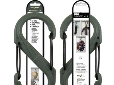 Nite-ize S-Biner Plastik Size 10 Fo! Grn/Blk Gate